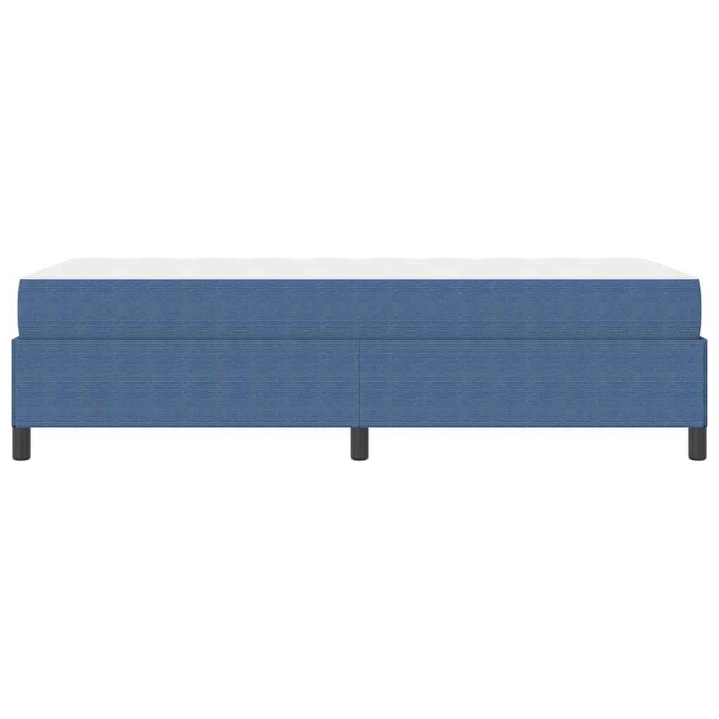 Bedframe Katoenen Stof 90 x 190 cm Blauw