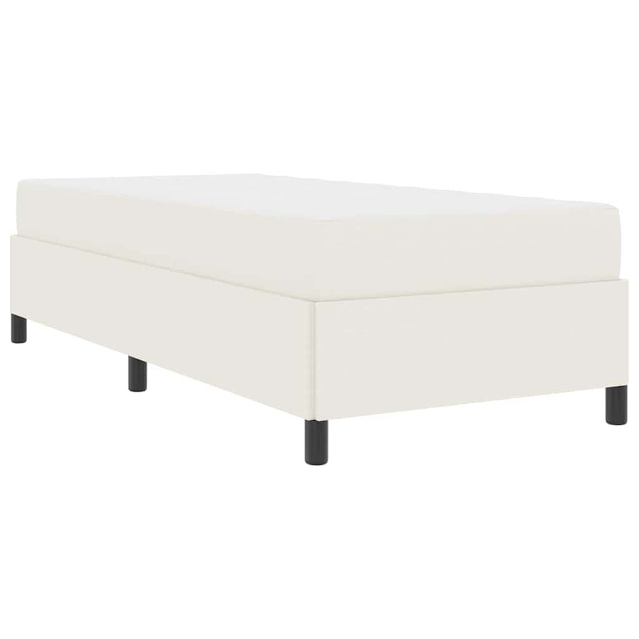 Bedframe Anders Crème 100 x 200 cm Katoenen stof