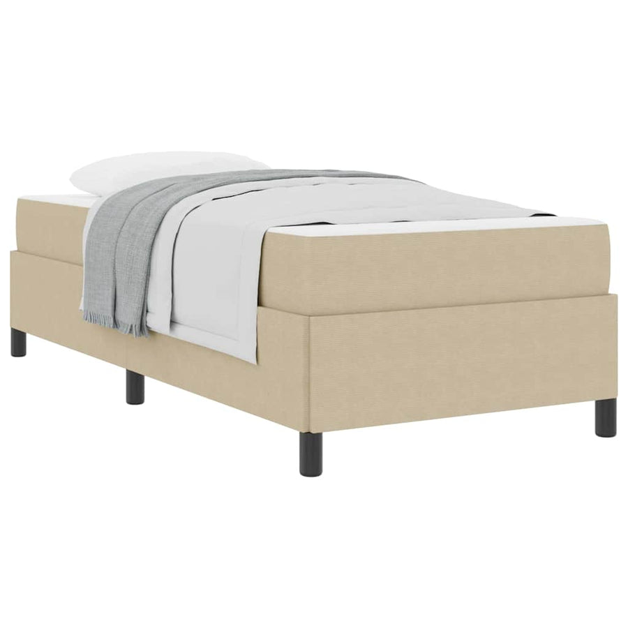 Bedframe Anders Lichtgroen Grijs 100 x 200 cm Katoenen stof