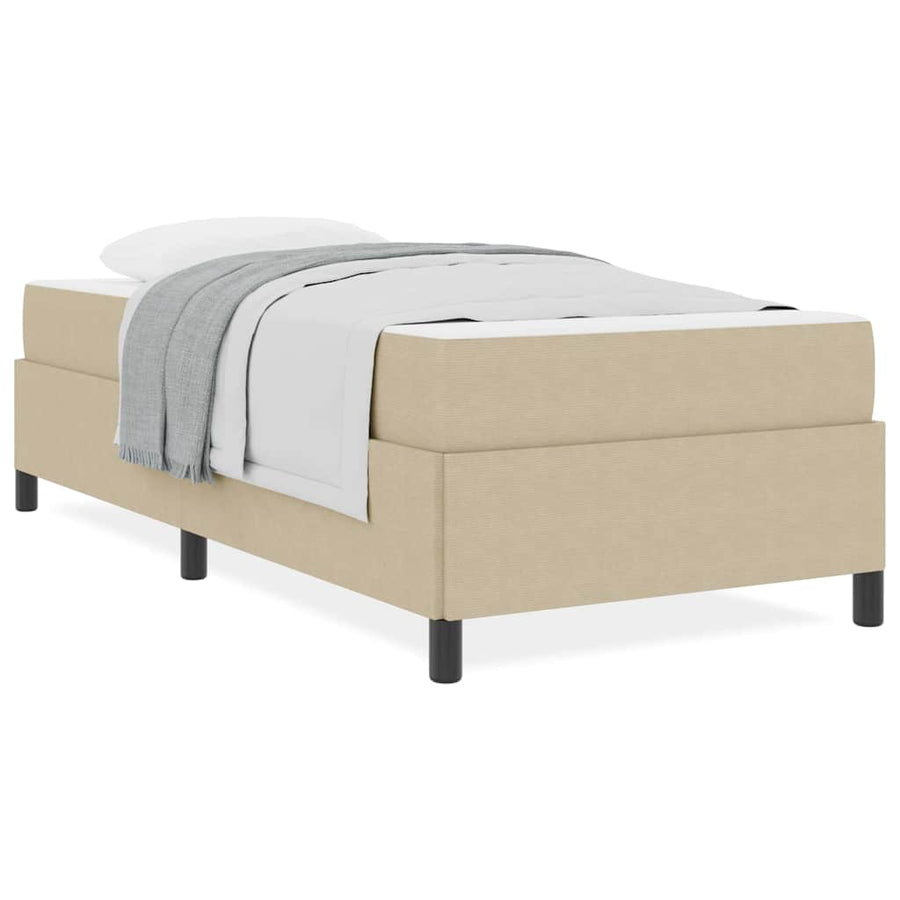 Bedframe Anders Lichtgroen Grijs 100 x 200 cm Katoenen stof