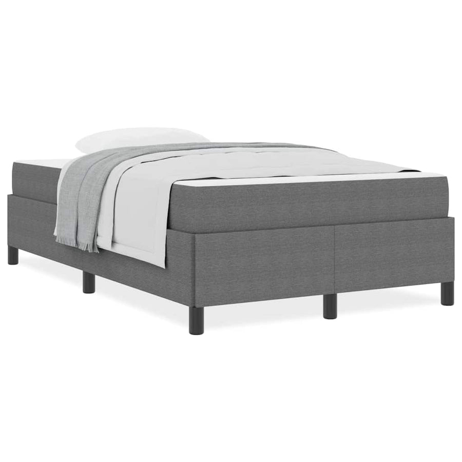 Bedframe Anders Lichtgrijs 120 x 190 cm Katoenen stof