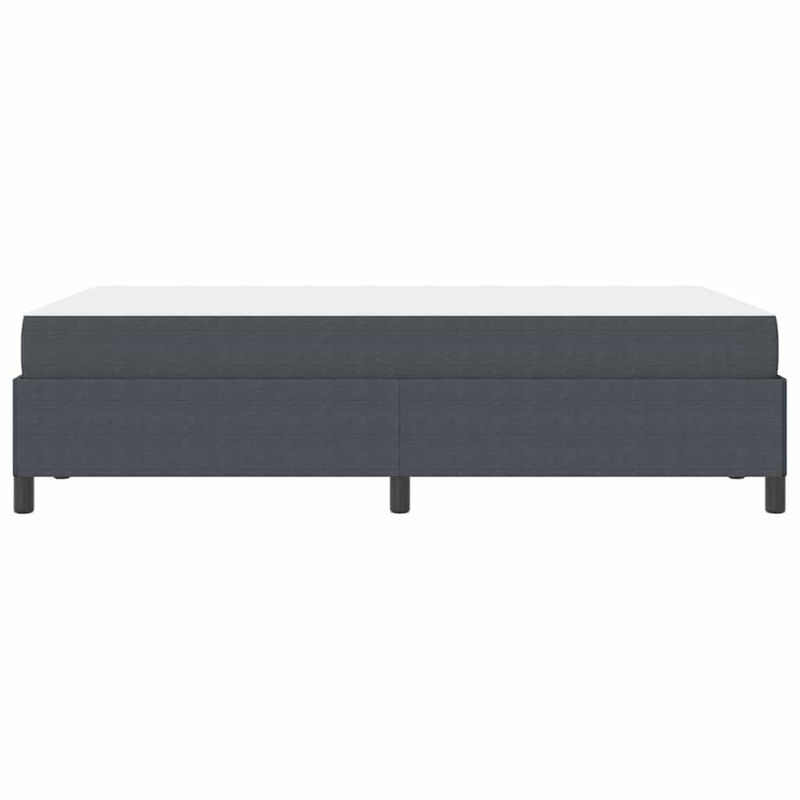 Bedframe Donkergrijs 120 x 190 cm Katoenen stof