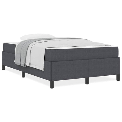 Bedframe Donkergrijs 120 x 190 cm Katoenen stof