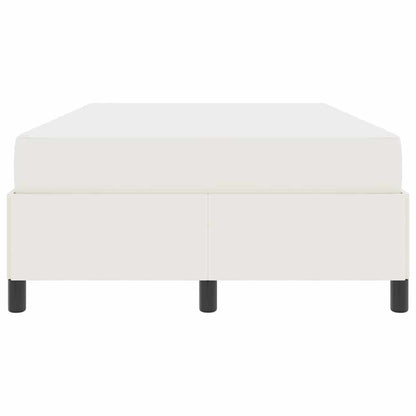 Bedframe met matras Crème 120 x 190 cm Stof