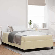 Bedframe 120x190 cm lichtgroen grijs met matras