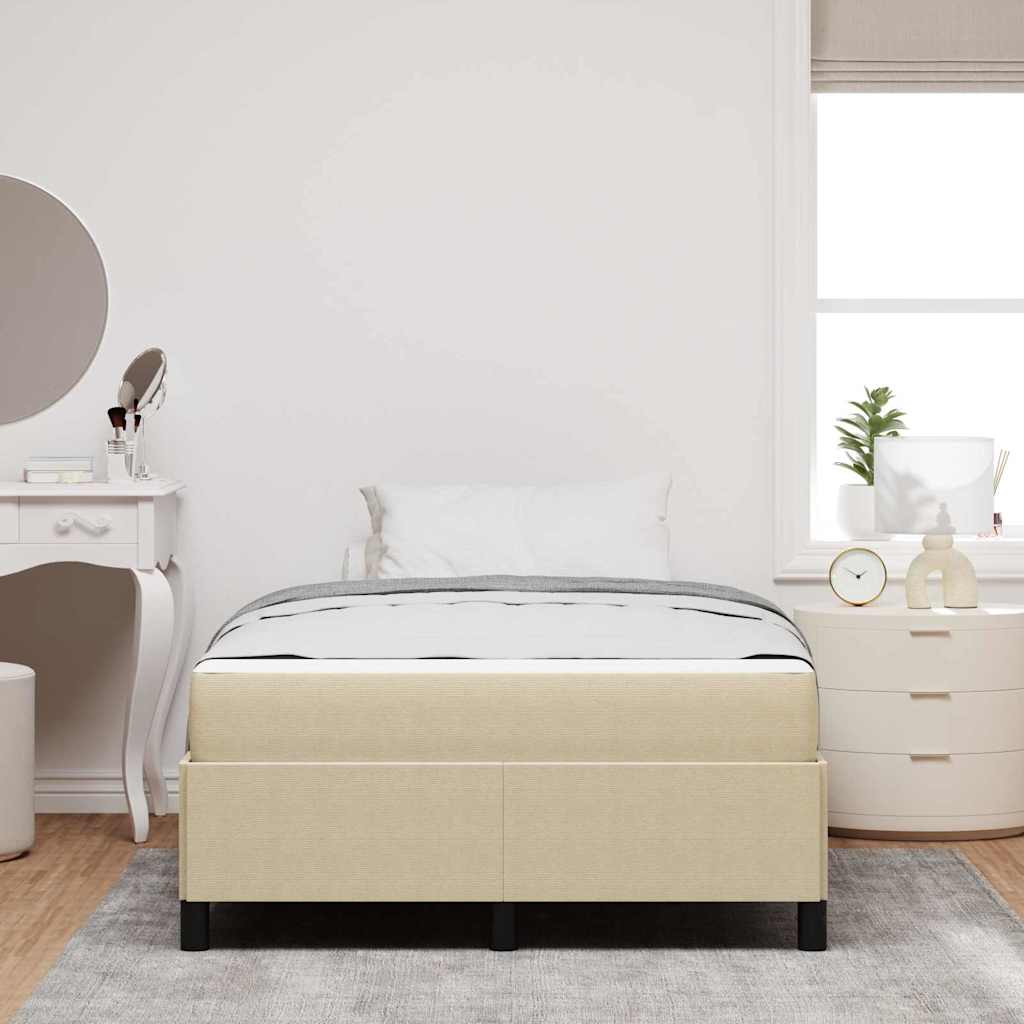 Bedframe Anders Lichtgroen Grijs 120 x 190 cm Katoenen stof