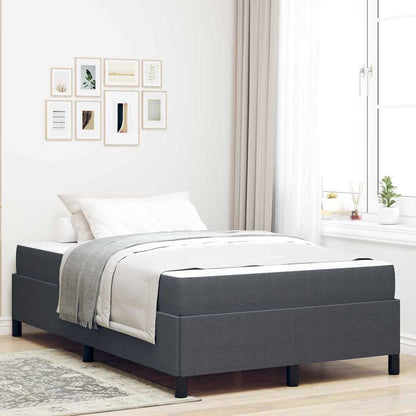 Bedframe Anders Donkergrijs 120 x 200 cm Katoenen stof