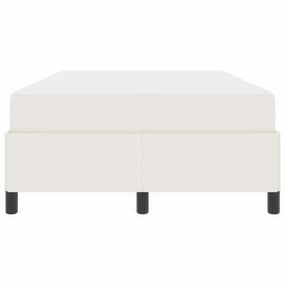 Bedframe met matras Crème 120 x 200 cm Stof