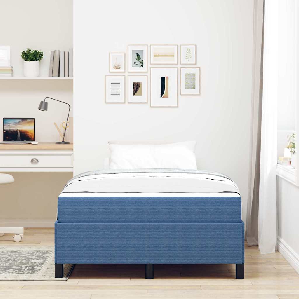 Bedframe Anders Blauw 120 x 200 cm Katoenen stof