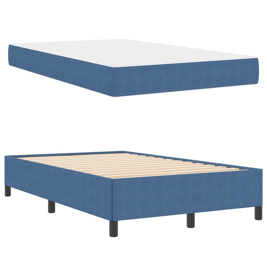 Bedframe Anders Blauw 120 x 200 cm Katoenen stof