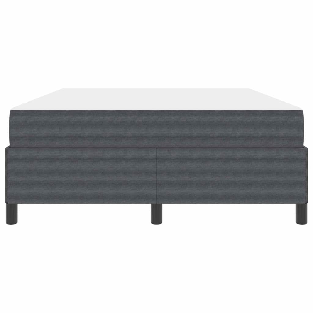 Bedframe Anders Donkergrijs 140 x 190 cm Katoenen stof