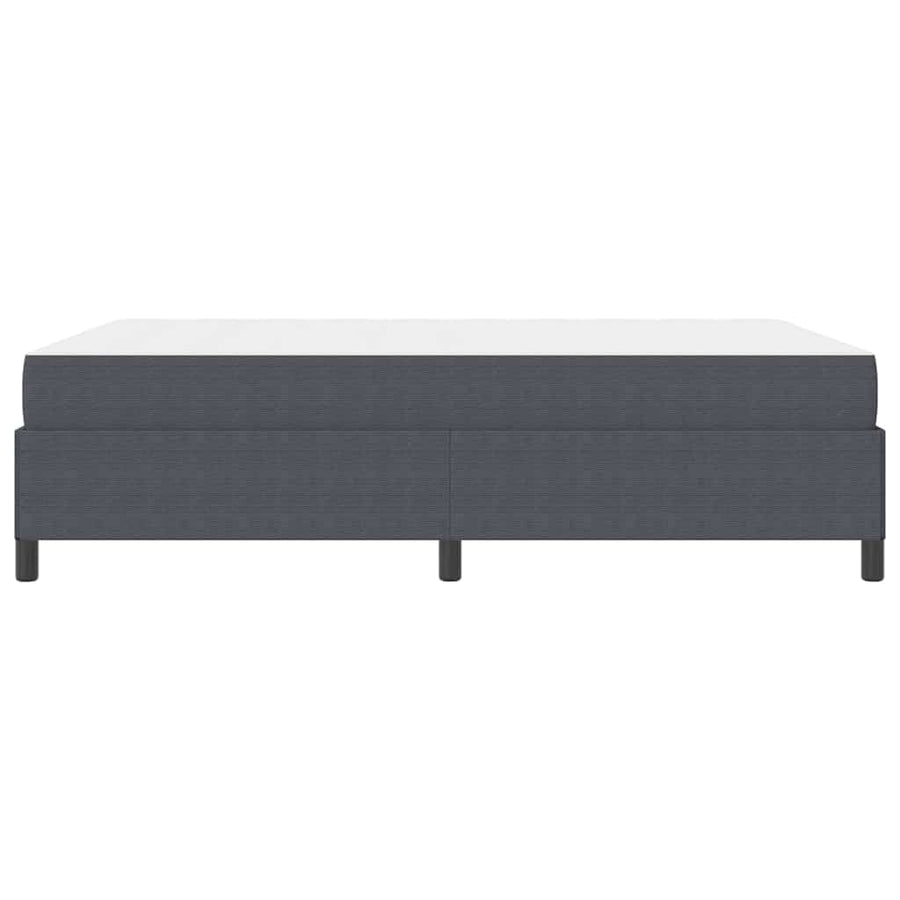Bedframe Anders Donkergrijs 140 x 190 cm Katoenen stof