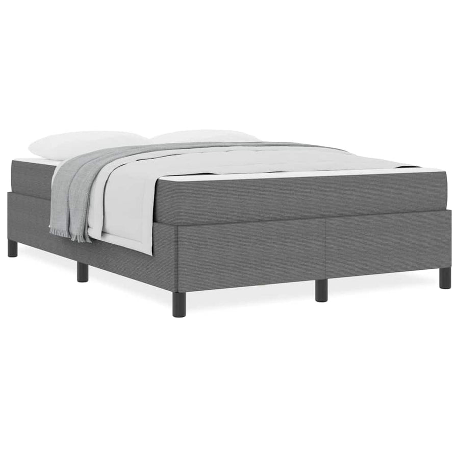 Bedframe Anders Lichtgrijs 140 x 200 cm Katoenen stof