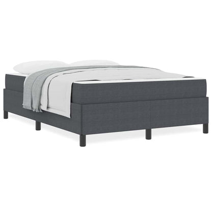 Bedframe Anders Donkergrijs 140 x 200 cm Katoenen stof