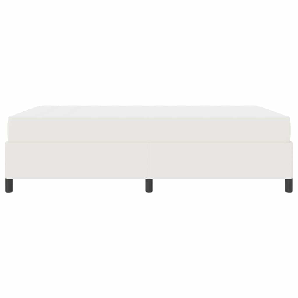 Bedframe met matras Crème 140 x 200 cm Stof