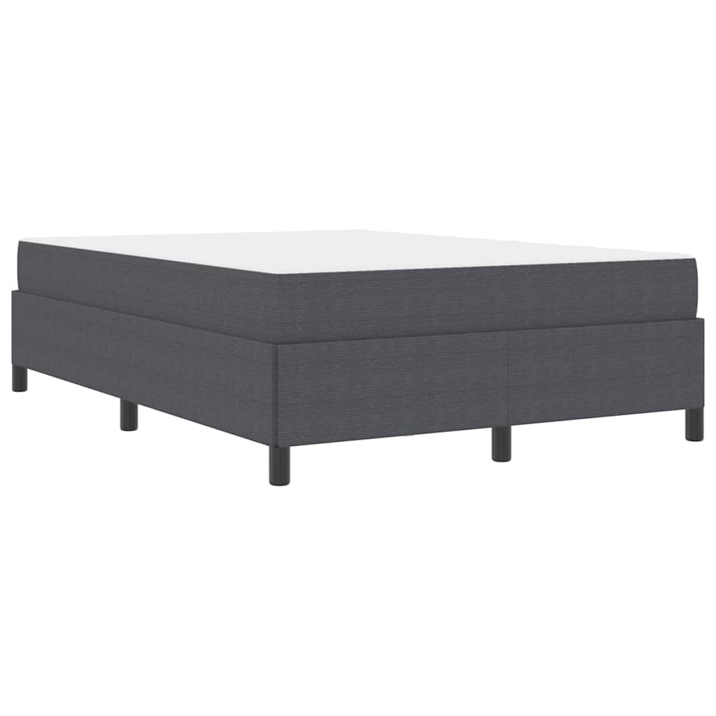 Bedframe Anders Donkergrijs 160 x 200 cm Katoenen stof