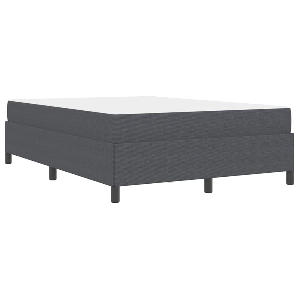 Bedframe Anders Donkergrijs 160 x 200 cm Katoenen stof