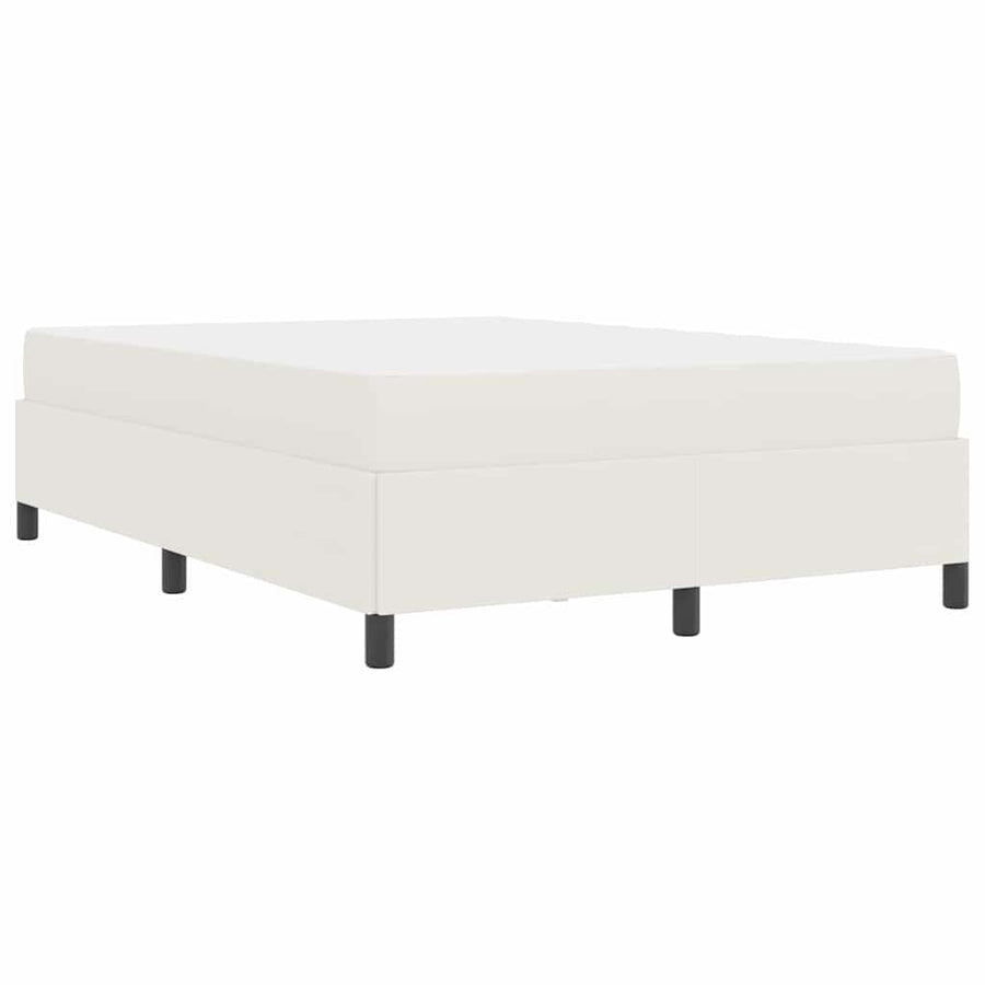 Bedframe Anders Crème 160 x 200 cm Katoenen stof