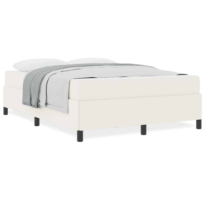 Bedframe Anders Crème 160 x 200 cm Katoenen stof