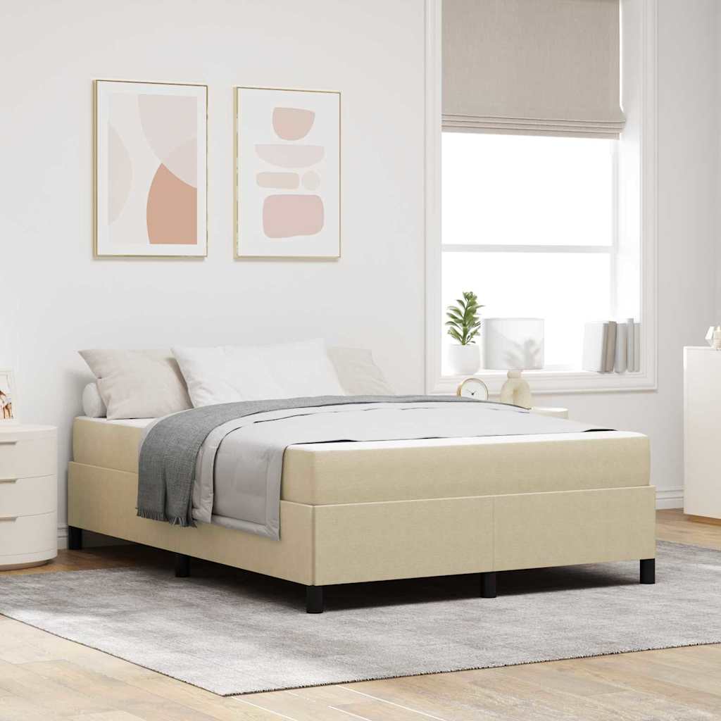 Bedframe met matras Lichtgroen Grijs 160 x 200 cm Stof