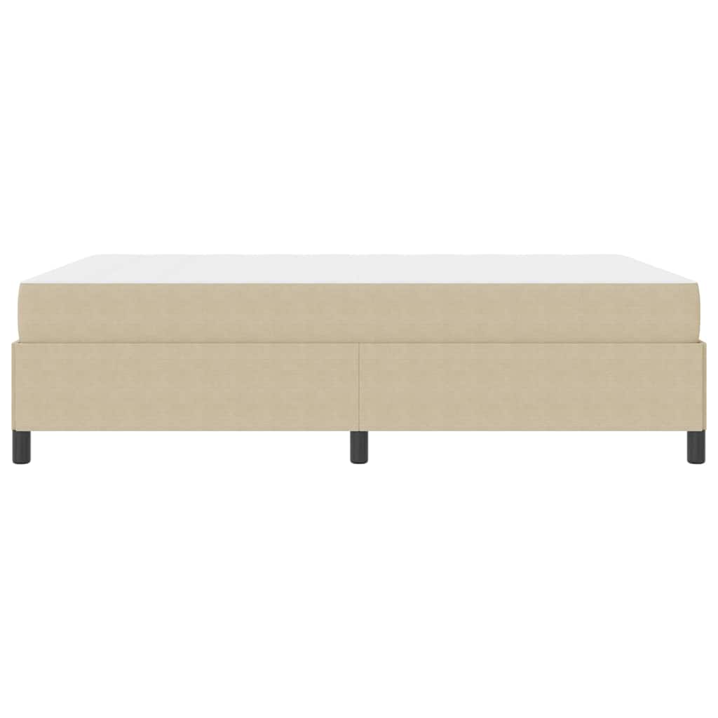 Bedframe met matras Lichtgroen Grijs 160 x 200 cm Stof