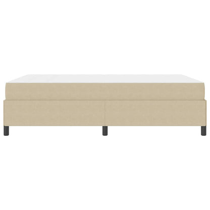 Bedframe met matras Lichtgroen Grijs 160 x 200 cm Stof