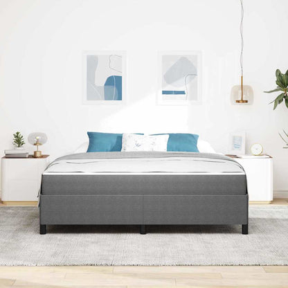Bedframe Anders Lichtgrijs 180 x 200 cm Katoenen stof