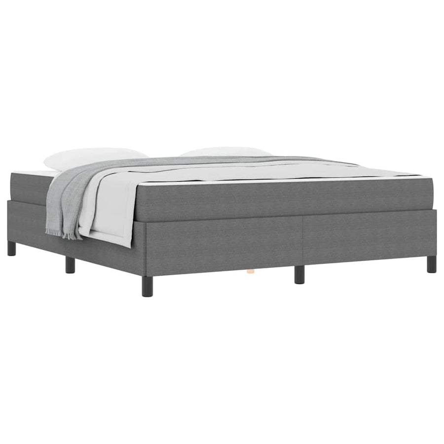 Bedframe Anders Lichtgrijs 180 x 200 cm Katoenen stof