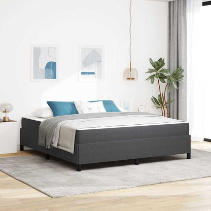 Bedframe Anders Donkergrijs 180 x 200 cm Katoenen stof