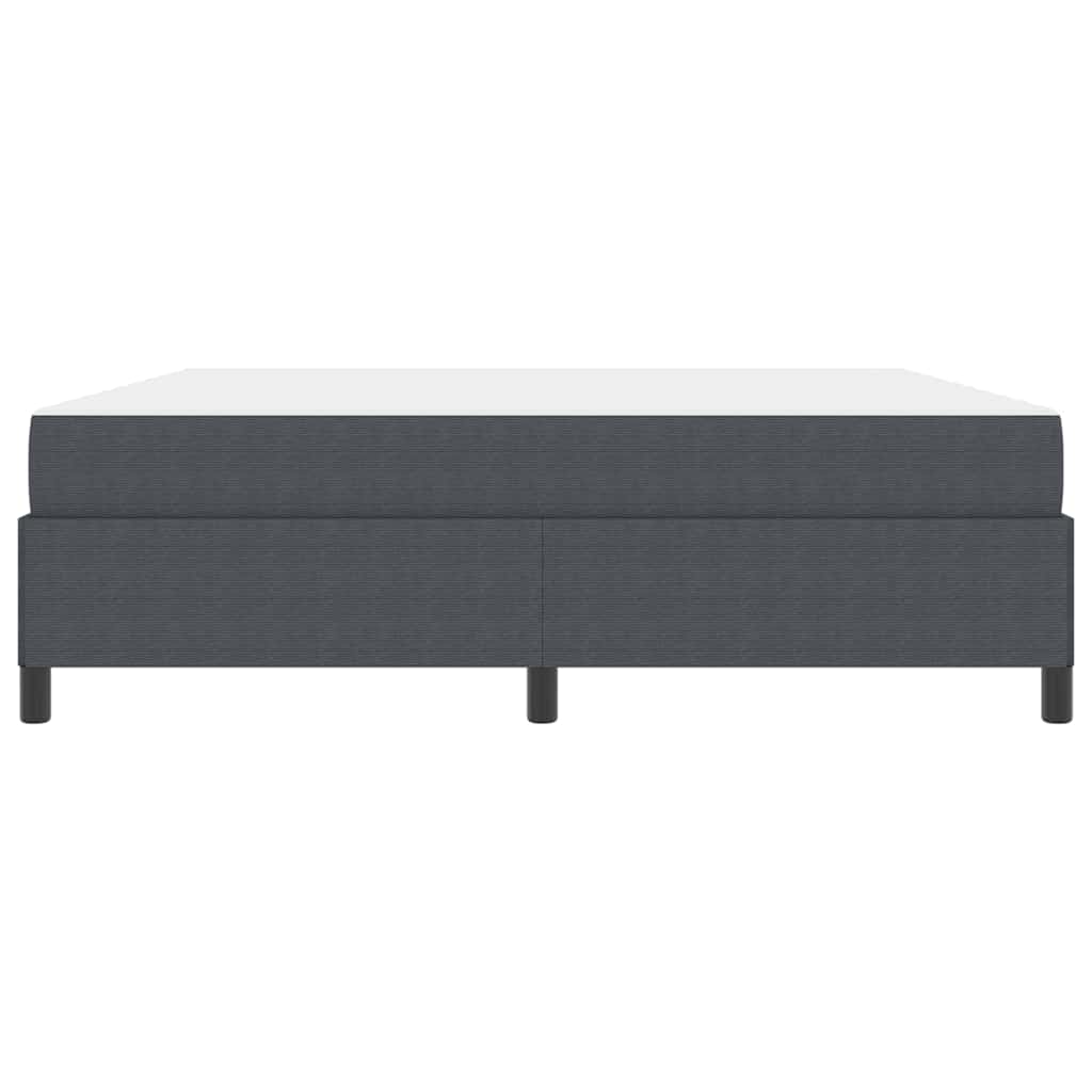 Bedframe Anders Donkergrijs 180 x 200 cm Katoenen stof