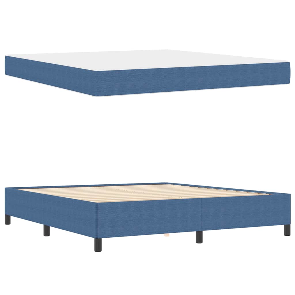 Bedframe Anders Blauw 180 x 200 cm Katoenen stof
