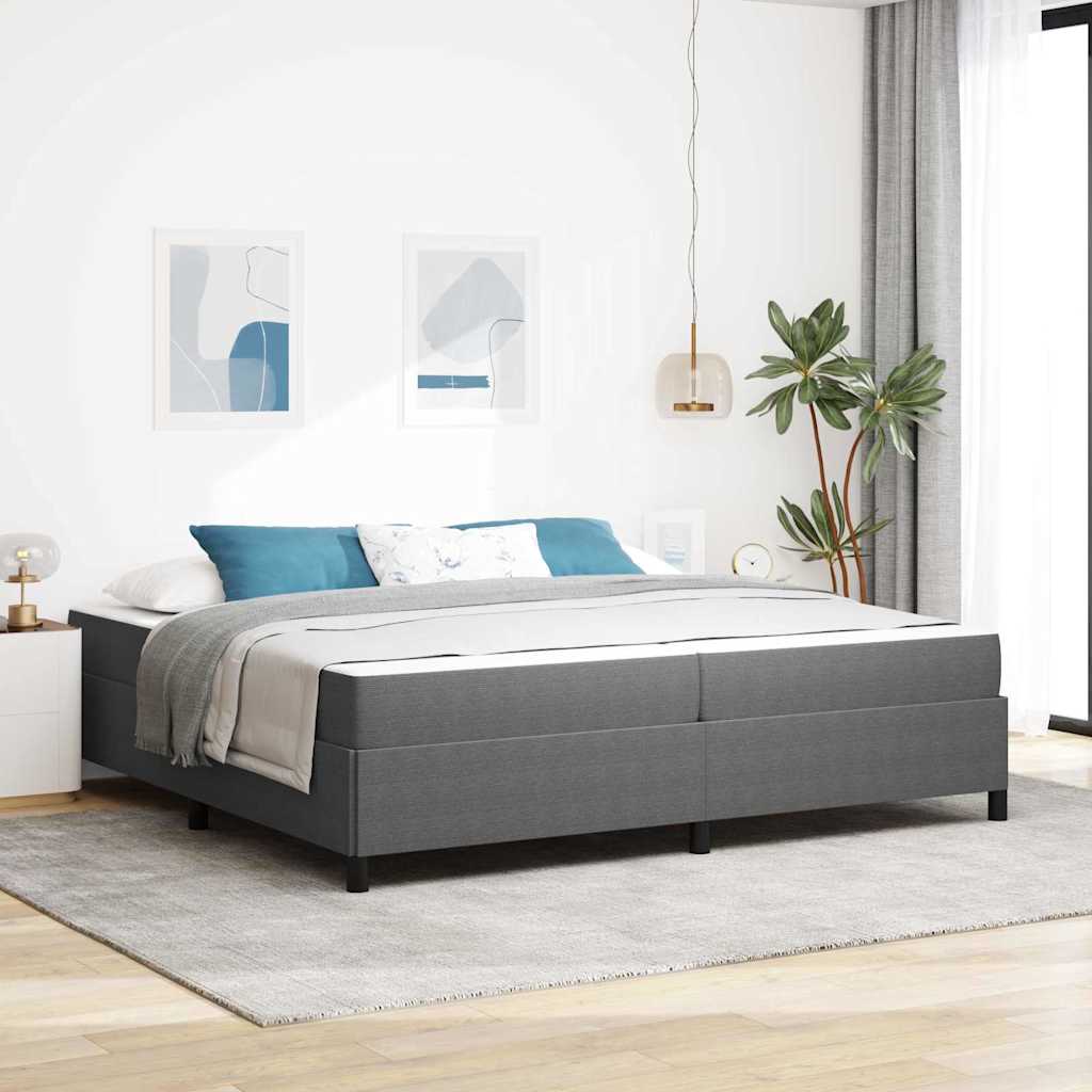 Bedframe Anders Lichtgrijs 100 x 200 cm Katoenen stof