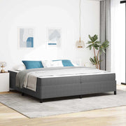 Bedframe lichtgrijs 100x200 cm stof met matras