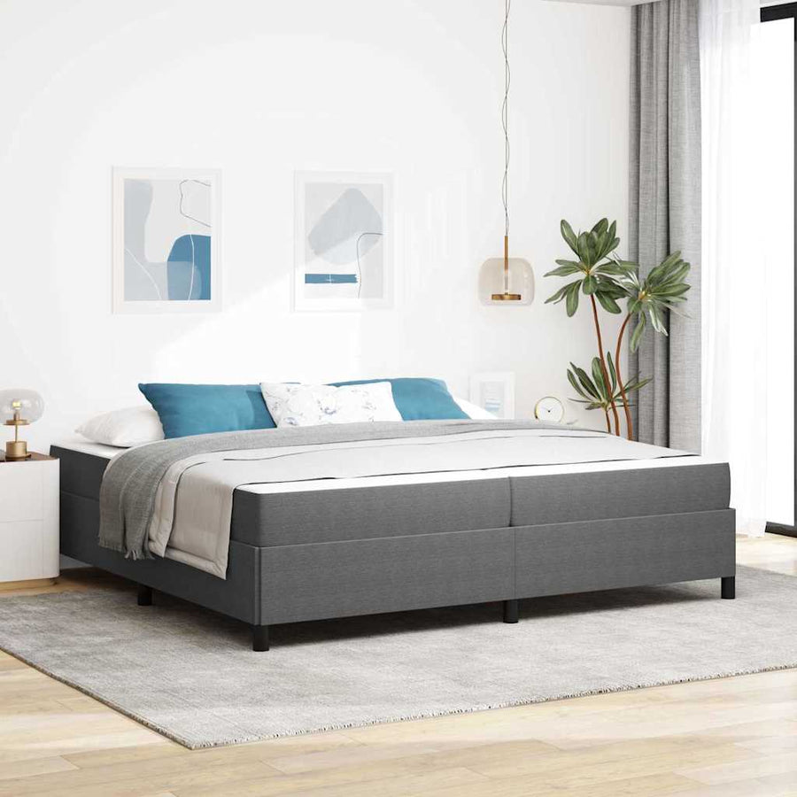Bedframe Anders Lichtgrijs 100 x 200 cm Katoenen stof