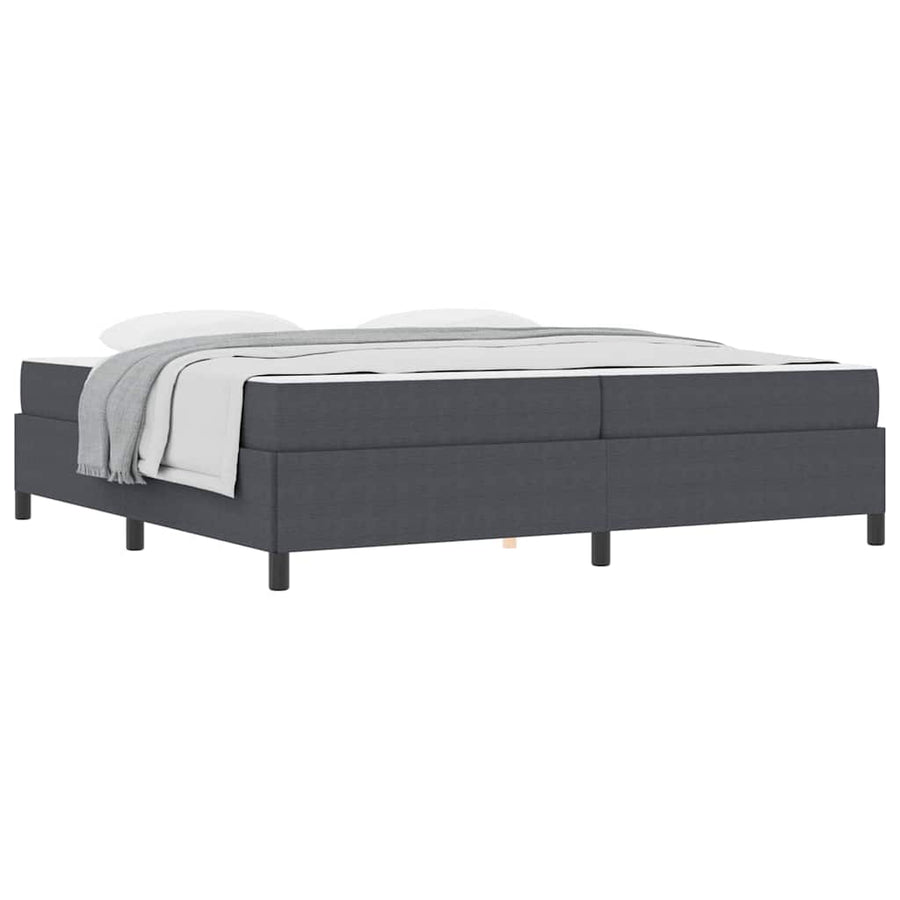 Bedframe Anders Donkergrijs 100 x 200 cm Katoenen stof