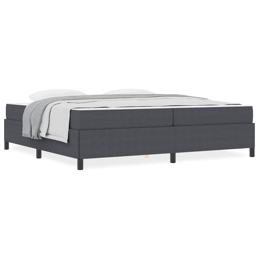 Bedframe Anders Donkergrijs 100 x 200 cm Katoenen stof
