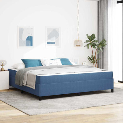 Bedframe Anders Blauw 100 x 200 cm Katoenen stof
