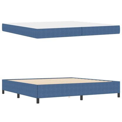Bedframe Anders Blauw 100 x 200 cm Katoenen stof