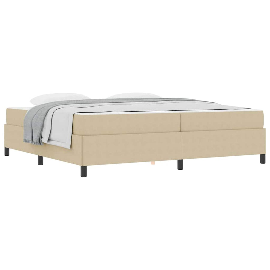 Bedframe Anders Lichtgroen Grijs 100 x 200 cm Katoenen stof