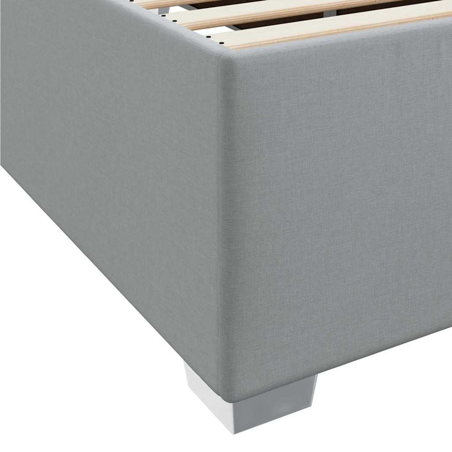 Bedframe Anders Lichtgrijs 80 x 200 cm Stof