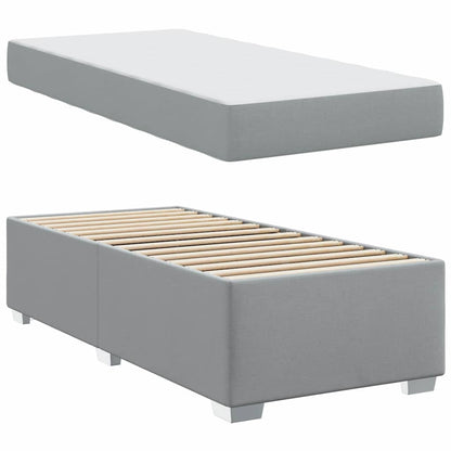 Bedframe Anders Lichtgrijs 80 x 200 cm Stof