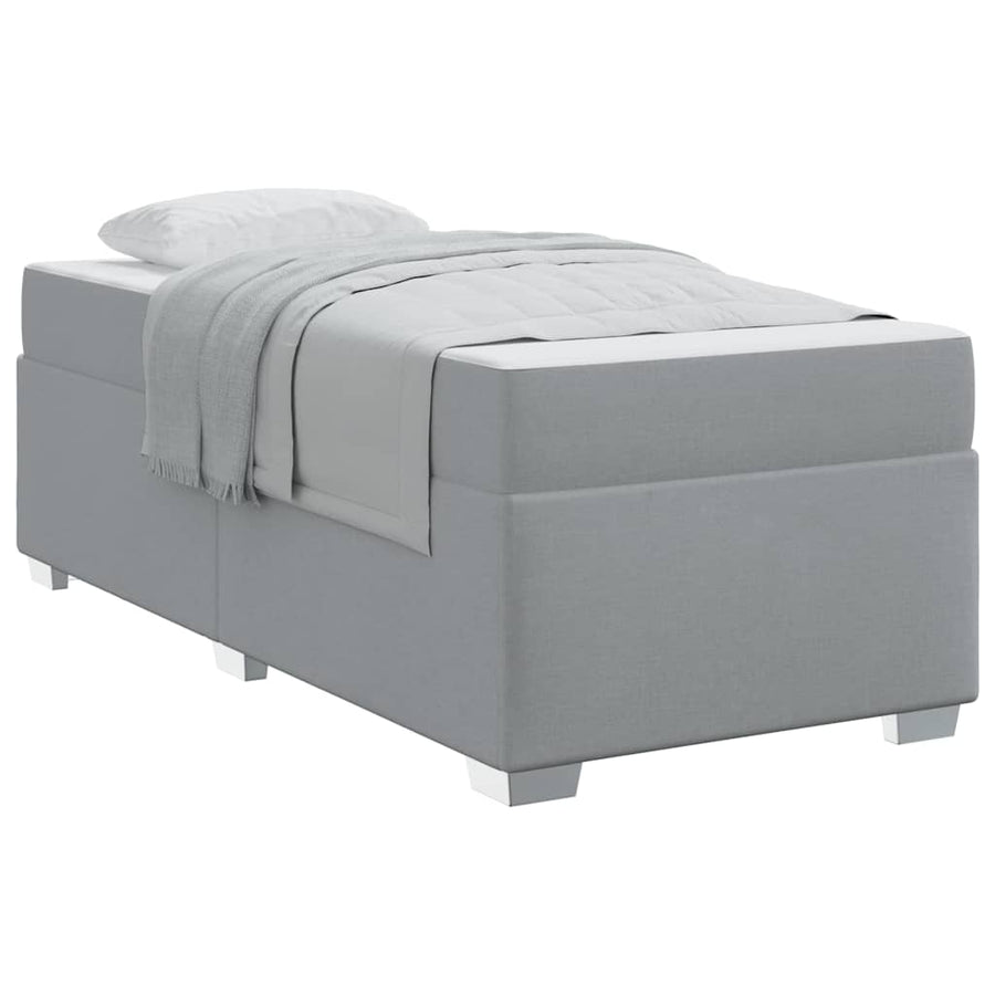 Bedframe Anders Lichtgrijs 80 x 200 cm Stof
