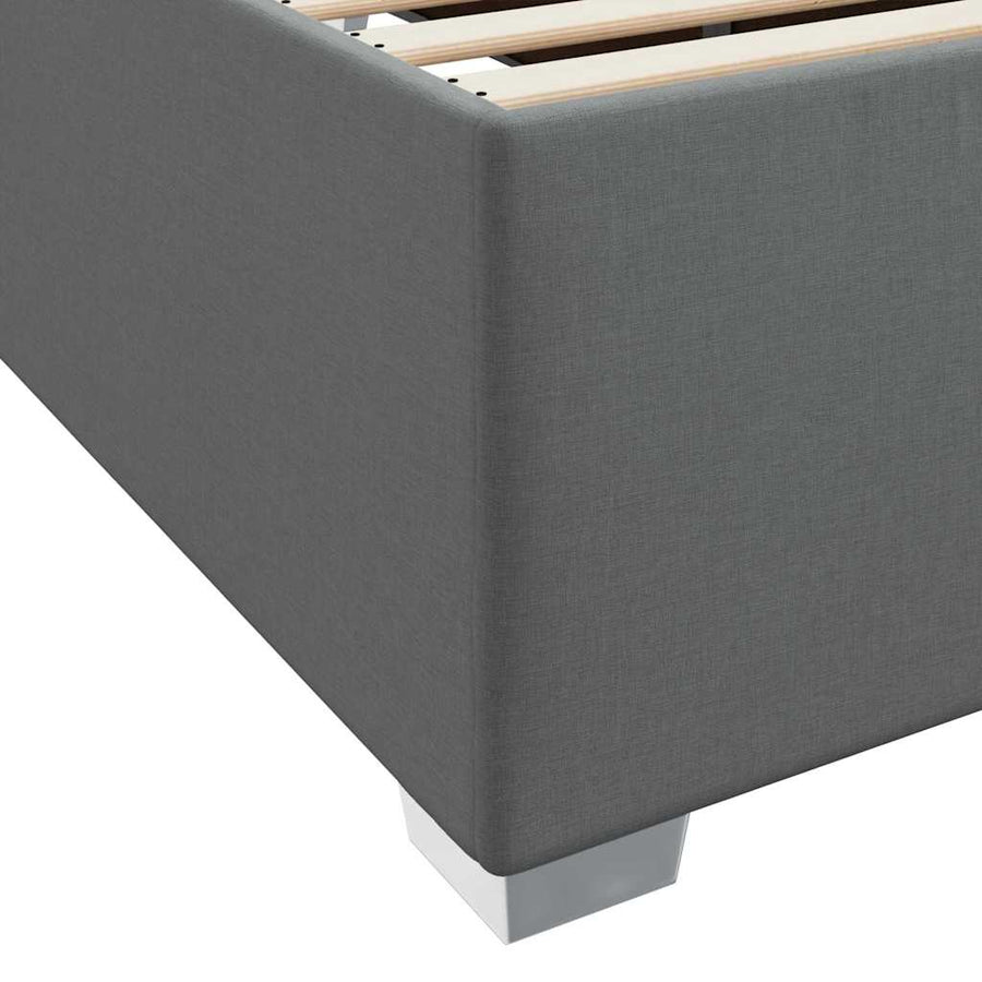 Bedframe Anders Donkergrijs 80 x 200 cm Stof