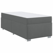 Bedframe Anders Donkergrijs 80 x 200 cm Stof