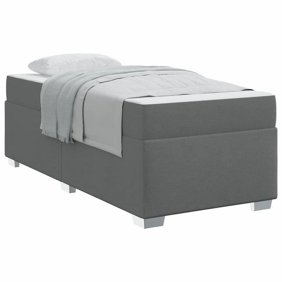 Bedframe Anders Donkergrijs 80 x 200 cm Stof