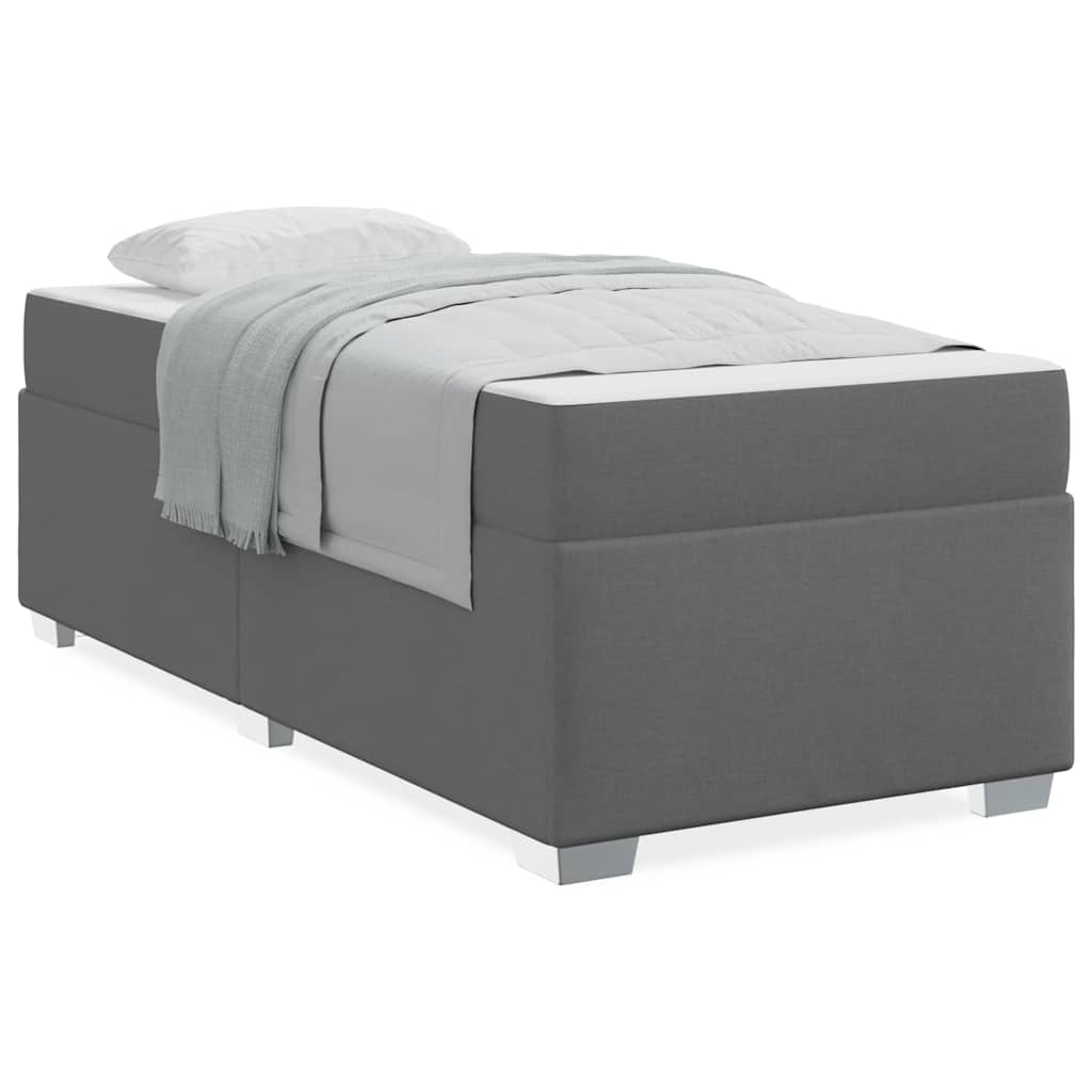 Bedframe Anders Donkergrijs 80 x 200 cm Stof
