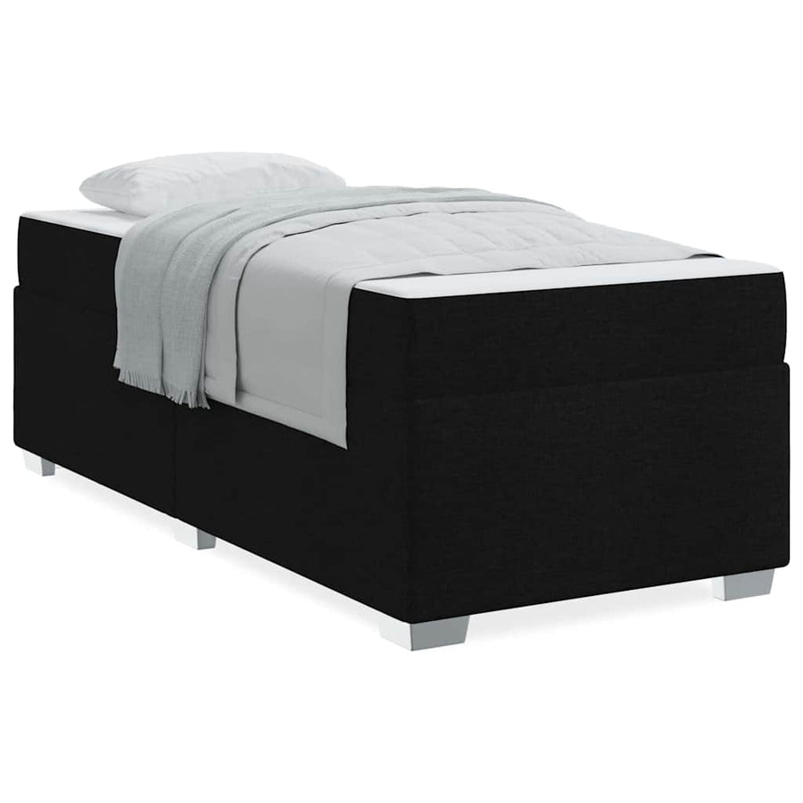 Bedframe Anders Zwart 80 x 200 cm Stof
