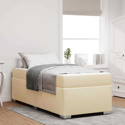 Bedframe Anders Crème 80 x 200 cm Stof