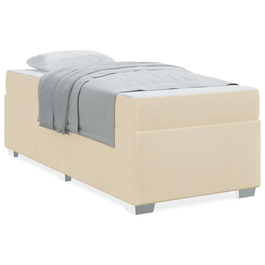 Bedframe Anders Crème 80 x 200 cm Stof
