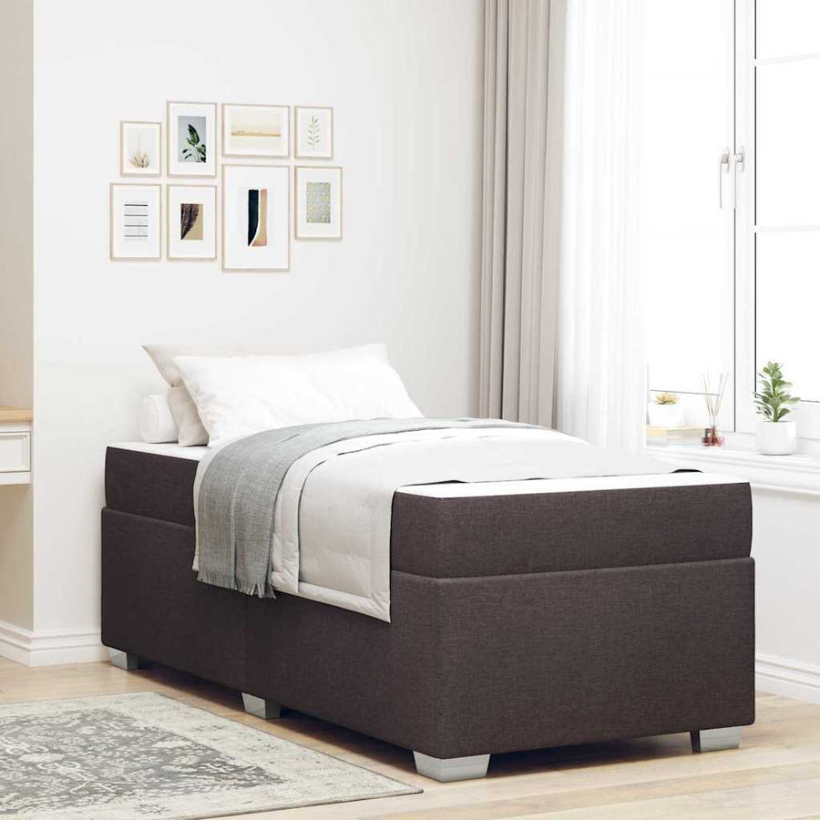 Bedframe Anders Donkerbruin 90 x 190 cm Pocketveren
